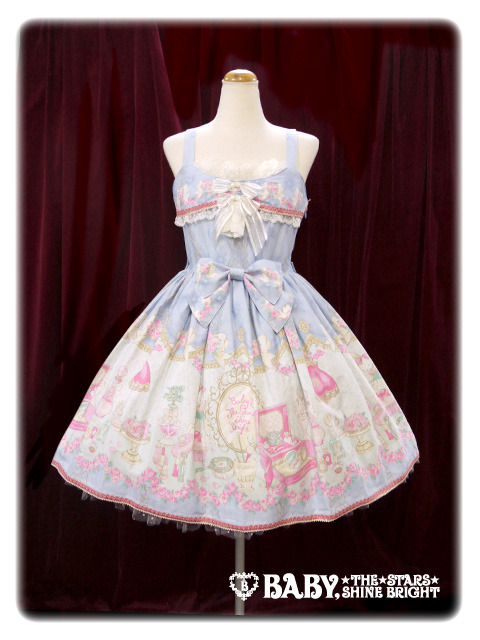 lolitahime:  BABY’S Fall in Love with the Sweet Magic of Scent Cologne JSK(Navy