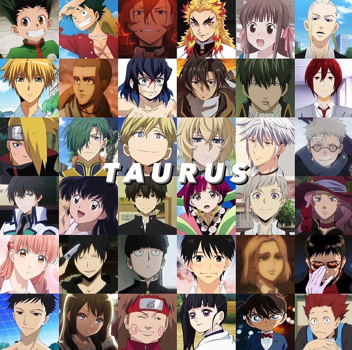 Aggregate 73+ taurus anime characters - in.duhocakina