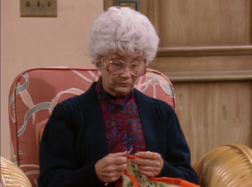 weareallangry: Craftsploitation! Crotchet (and a big mood) in Golden Girls.