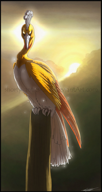 fantastic-pokemon-art:Roosting Silver by shorty-antics-27