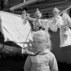 These-Beautiful-Losers:    Rosalind Fox Solomon, Blind Girl With Dolls, South Africa,