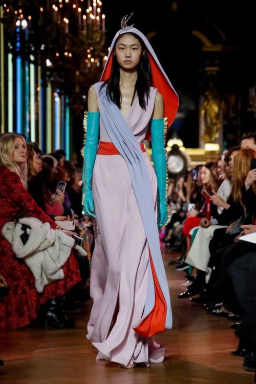 Sijia Kang in Schiaparelli Spring 2019 Couture