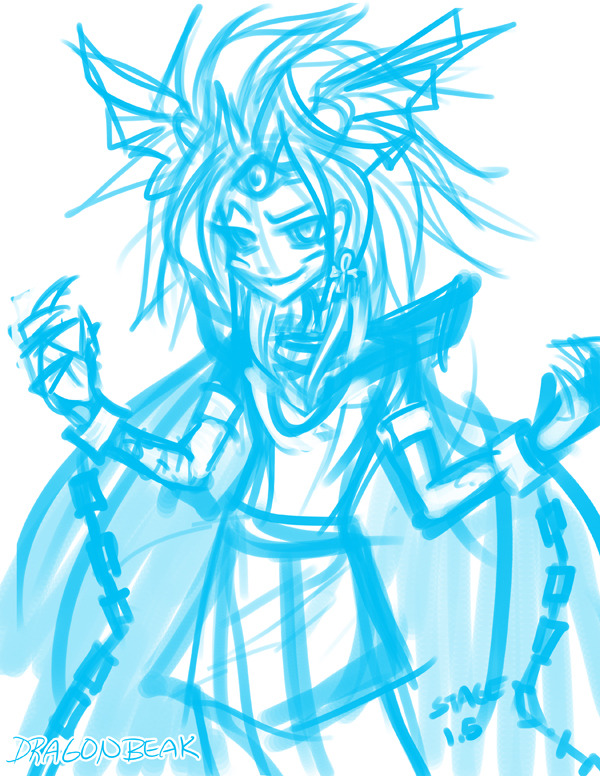 iamterra:  dragonbeak:  More Shadow Malik concept doodles.  Just jotted these down