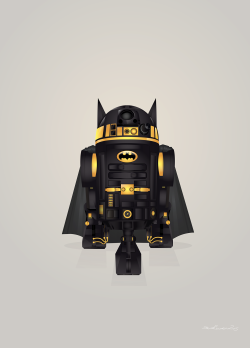 ethilee:  pr1nceshawn:  R2-D2 Superheroes