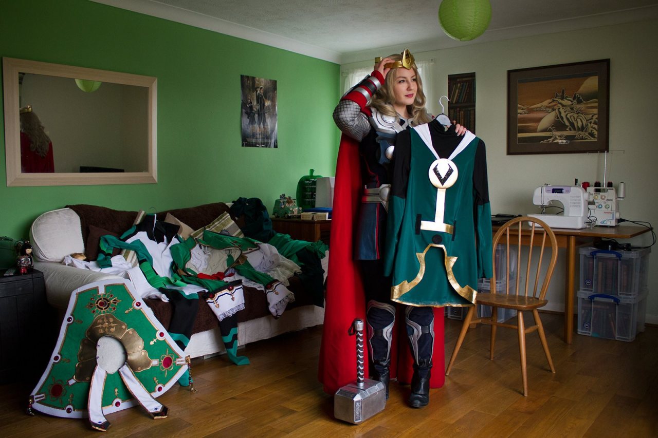captainimaginary:  bethdooner:  The Cosplayers at Home, 2015Not a full set of the
