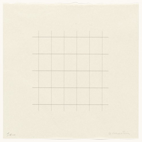 agnes-martin: Untitled from On a Clear Day, Agnes Martin, 1973, MoMA: Drawings and PrintsGift of the