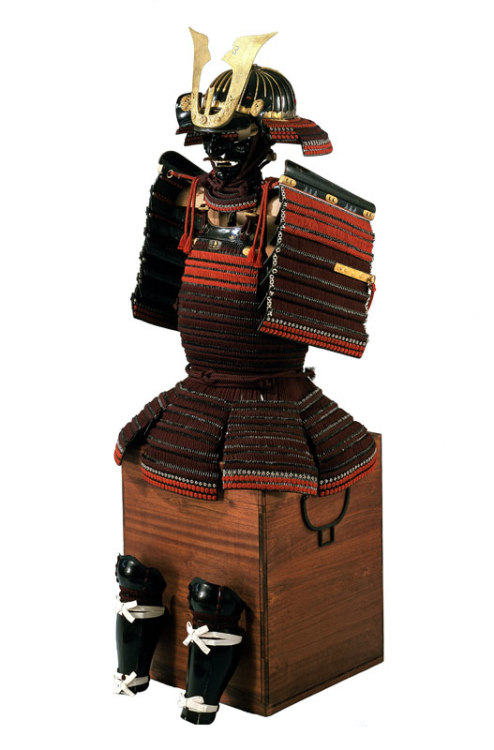 A set of Samurai armor presented to King James I of England from Tokugawa Hidetada in 1616.from The 