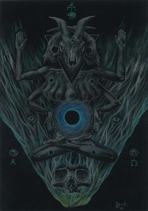 you-need-satan:“Tetraktys Visions from the Void”David Herrerias