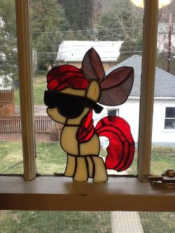 mylittlepony4u:  Stained Glass Applebloom