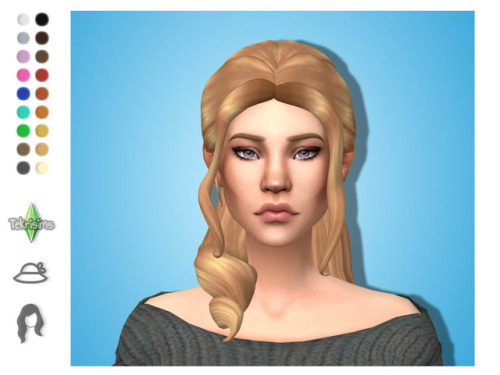 Belle; Download -&gt;『SimFileShare!』Category: HairAge: Teen- ElderGender: Fe