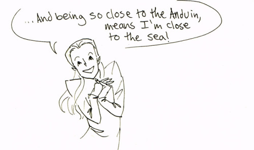 lauren-draws-things: &ldquo;And so singing Legolas went away down the hill.&rdquo;