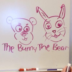 So this happened at school today. @thebunnythebear