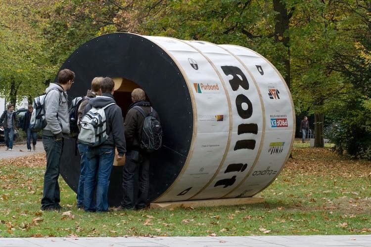 bad-enough-dude:  thekhooll:  Roll-It Experimental Housing “Students from University