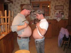 mpregdilfs:  When you and your daddy knock