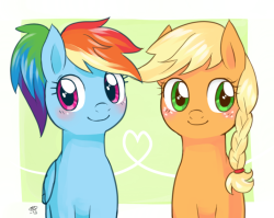 milkayway:  ponies with tied up hair!