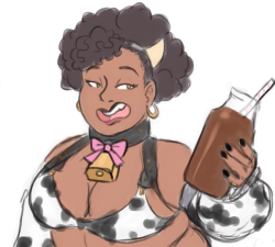 the-goddess-of-cupcakes:   Bitch, I’m a cow, bitch, I’m a cowI’m not a cat, I don’t say meowBitch, I’m a cow, bitch, I’m a cow   I go “Mooo”  Drew myself as a cow once to flex on these hoesim not showing nips so I should goodi just can’t