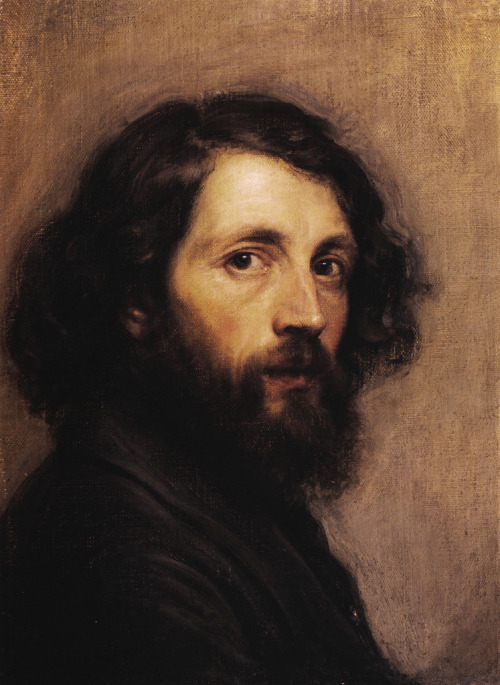 blastedheath:  Giovanni Carnovali, il Piccio (Italian, 1804-1874), Autoritratto con i capelli lunghi [Self-portrait with long hair], 1846-47. Oil on canvas, 49 x 39 cm. Private collection. 