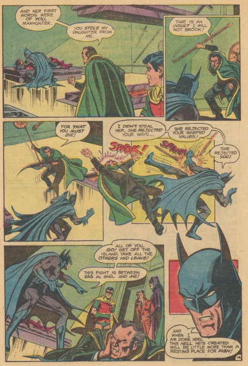 thoughtsaboutdickgrayson:From Batman #335 (May 1981) Oh it’s on. Ra’s is the kind of dad who sits 