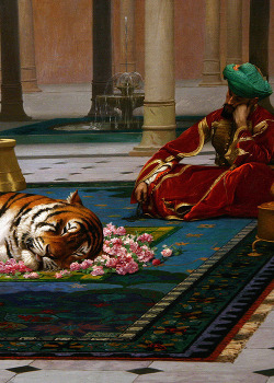 covenstudio:  The Grief of the Pasha, 1882 - Jean Leon Gerome 