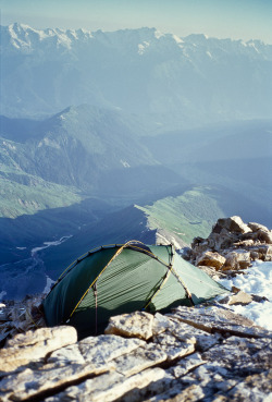 travelingcolors:  High Camp on Ushba | Georgia