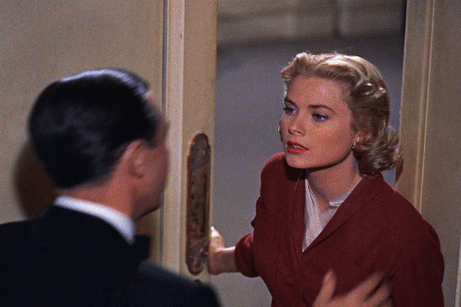  Grace Kelly and Ray Milland in Alfred Hitchcock’s Dial M For Murder 