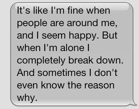 thelovesickbibble: I think i know the reason why, When you are in pain because of