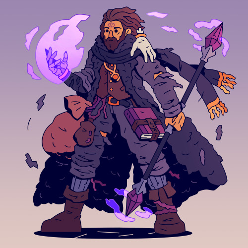 Percivelle the Human Wizard. After freeing his father’s spirit from an old tome he was bound t