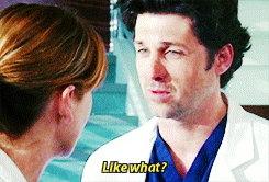  You think I want to look at you? That I wouldn’t rather be looking at my wife?