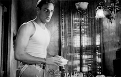 babeimgonnaleaveu:    Marlon Brando in A Streetcar Named Desire (1951)   