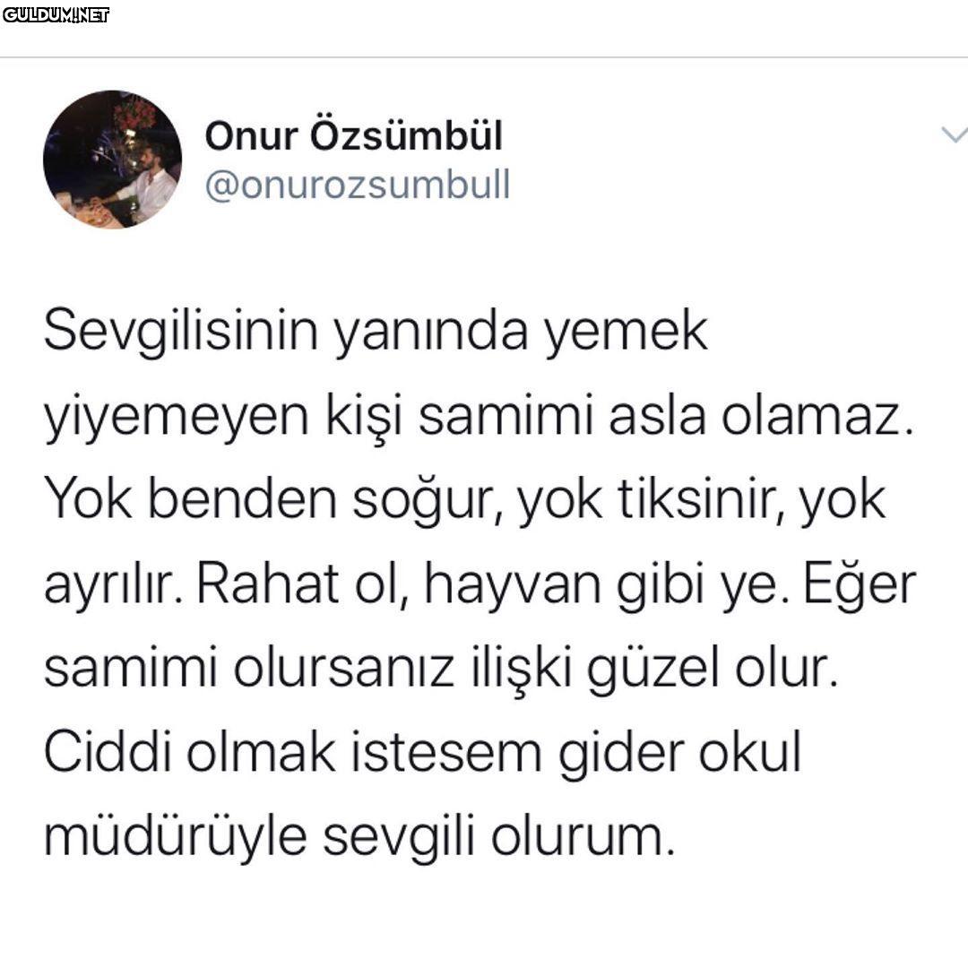 Onur Özsümbül...