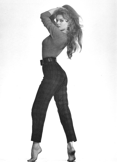 A mathematical Brigitte Bardot photographed by Sam Lévin in 1958.