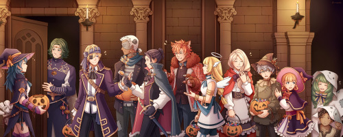 Happy belated Halloween from the Blue Lions and friends!We’ll just say I’m late because it took Sete