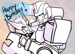 kusuarts:  Doodle I did for Maxi’s birthday but forgot to post over here derpderp