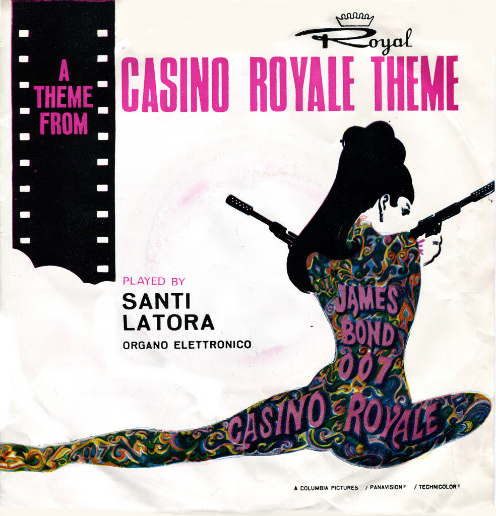 vinyl-artwork:  Santi Latora - Casino Royale Theme, 1970’s. Santi Latora - Oh