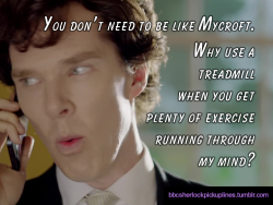 â€œYou donâ€™t need to be like Mycroft.