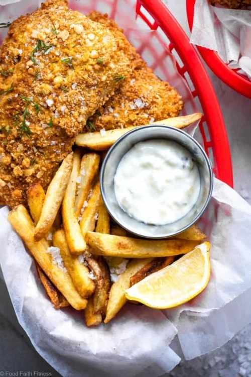 foodffs: CRISPY AIR FRIED FISH (GLUTEN FREE OPTION) Follow for recipes Is this how you roll?