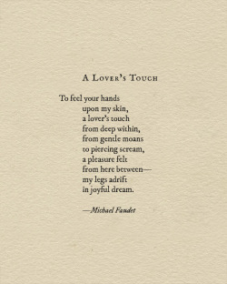 lovequotesrus:  Dirty Pretty Things by Michael