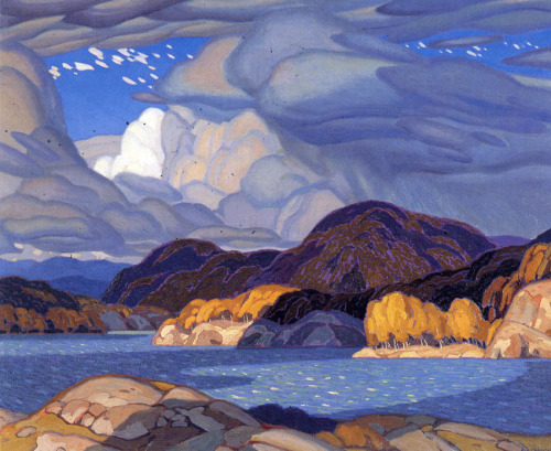 artballetoperaclassical: A. J. Casson  (Canadian, 1898 – 1992) “October”