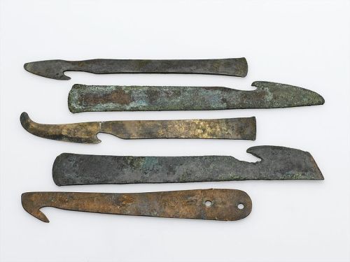 worldhistoryfacts: Egyptian knives used in the mummification process, 600-200 BCE. Knives like this 