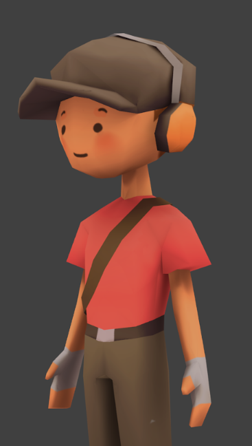 scout the fast runner manmore blender stuff