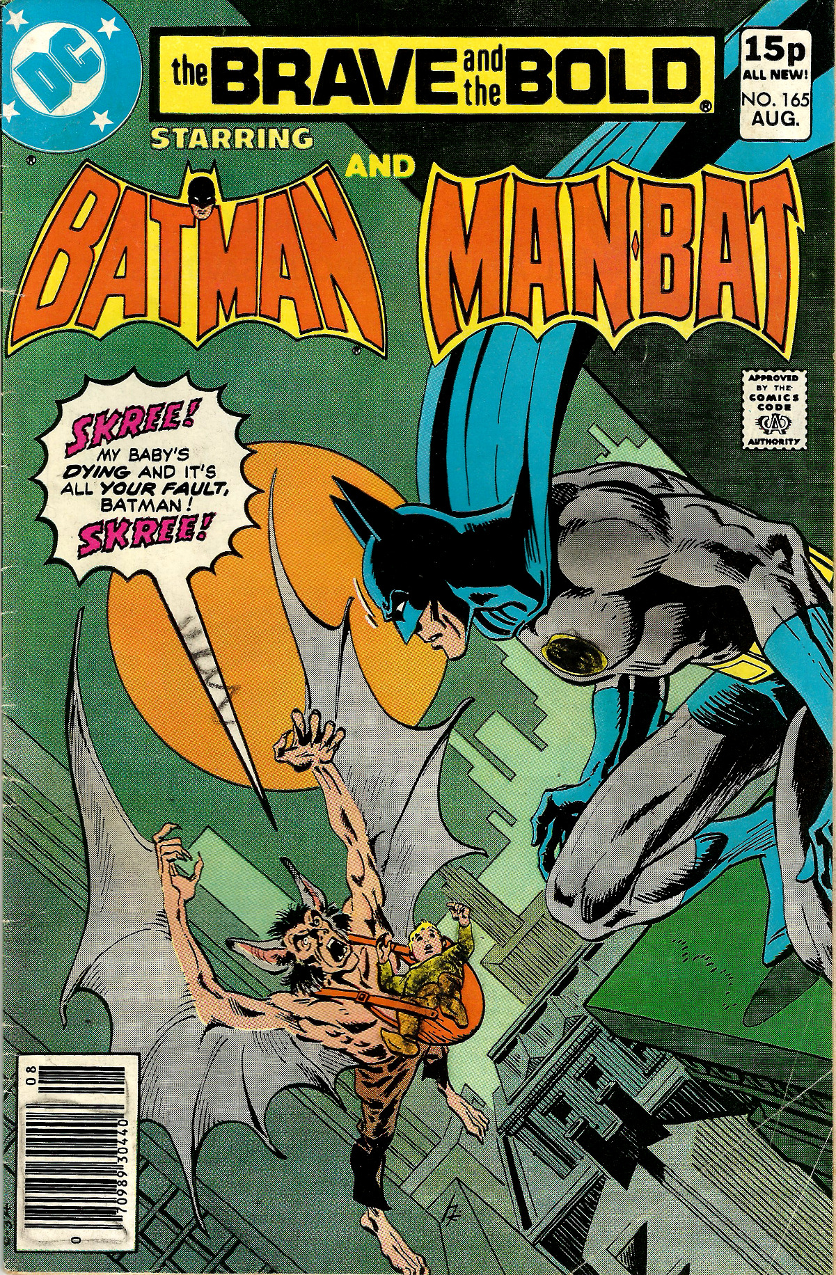 The Brave and the Bold No. 165 (DC Comics, 1980). Cover art by Jim Aparo. From a