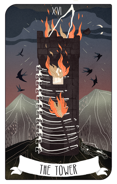 my new project “Forgotten legends tarot”.THE TOWER&hellip;and more things in my inst