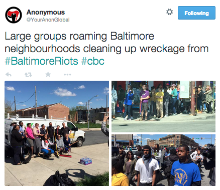 revolutionarykoolaid:  The Day After (4/28/15): Residents across Baltimore begin
