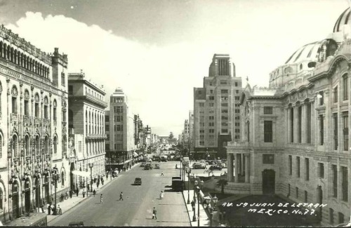  San Juan de Letran é Independencia, Mexico 1937 Reading it over once more, the carbon o