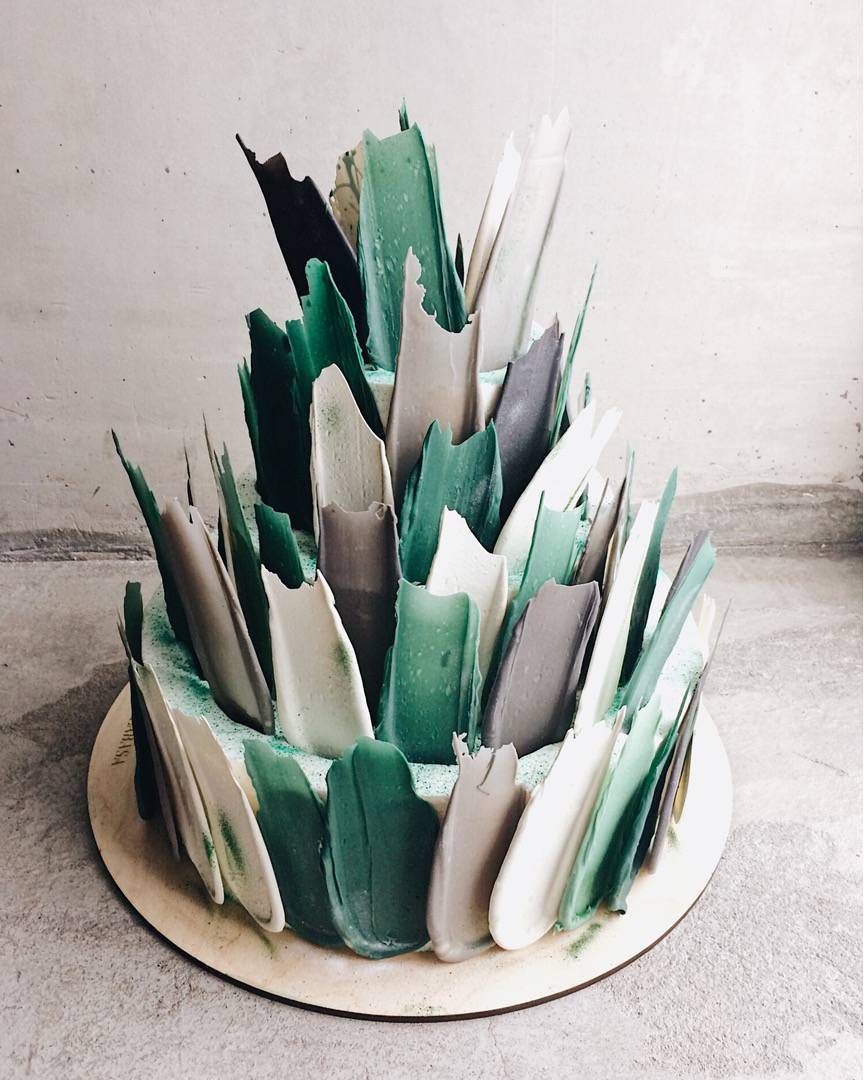sosuperawesome:  Brushstroke Cake Art by Kalabasa Bakery on InstagramFollow So Super