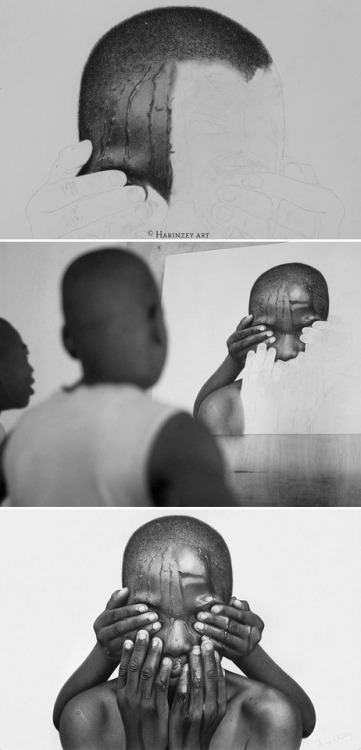 lagonegirl:Unbelievable realistic pencil drawings by this Nigerian artist look more real than photos