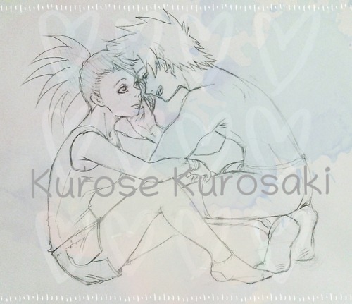 kurosekurosaki:  Dibujar KiriMomo fue relajante, debería hacerlo más seguido.