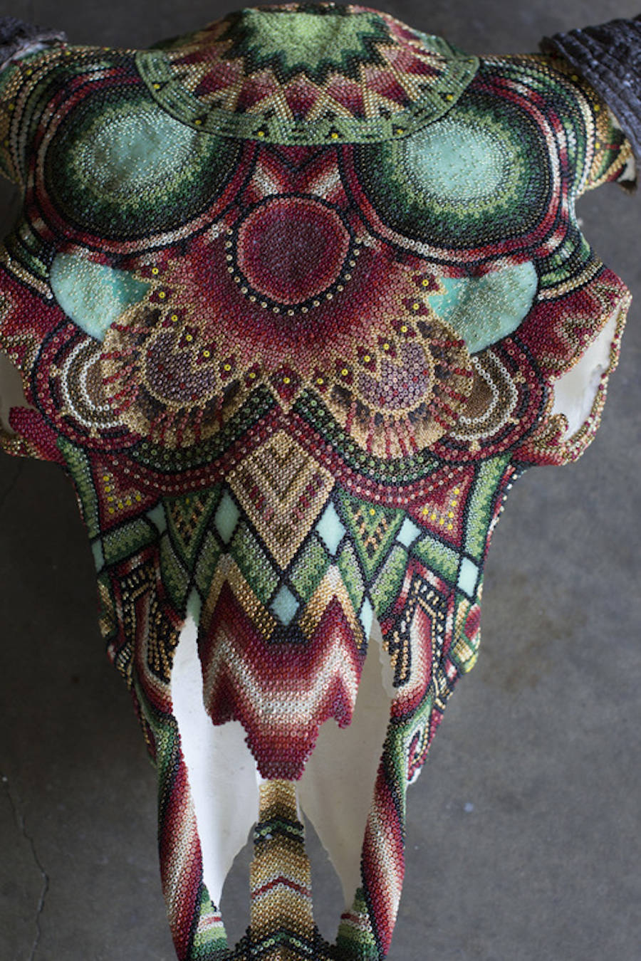 crossconnectmag:   Bead Skulls by Harrison Carter Watkins   Harrison Carter Watkins is