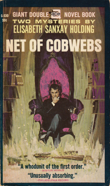 Net Of Cobwebs, by Elisabeth Sanxay Holding (Ace Double, 1963).From Ebay.