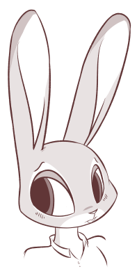 theartmanor:  My first attempt at Judy Hopps